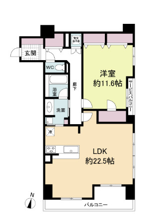 【間取り】 | グレンパーク梅田北