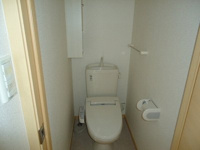ゆったりとした空間のトイレです