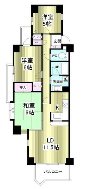 【仲介手数料：50％OFF】対象物件！の間取り
