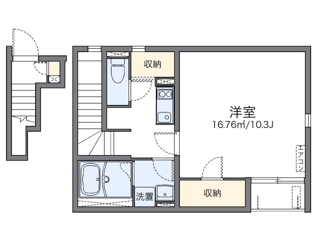 代表的な間取のため実際の間取とは異なる場合があります