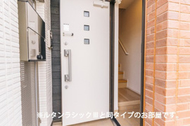 毎日通る玄関はこちらです