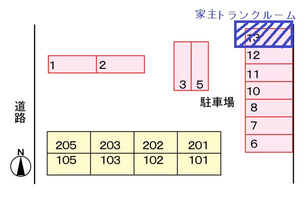 ビバ・ユズの区画図