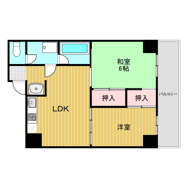 新大阪中央ハイツの間取り