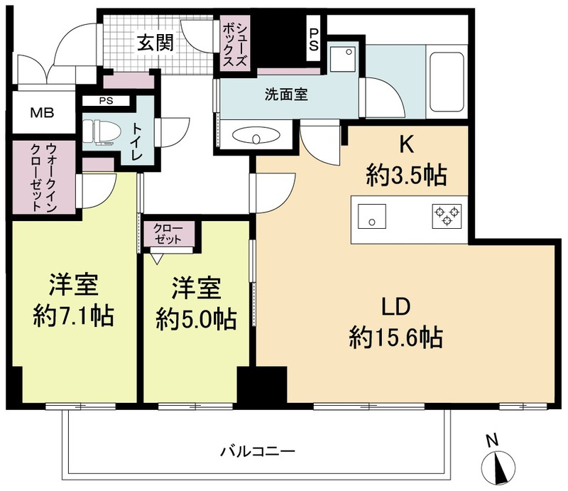 ウェルブライト博多ステーション　　東住吉小学校区の間取り|ウェルブライト博多ステーション