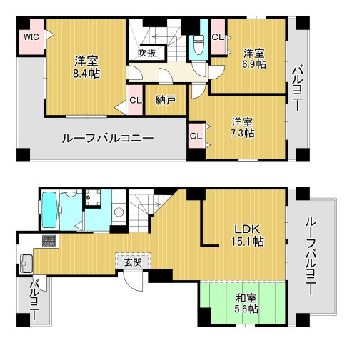 【間取り】 | フェニックス　キャッスル