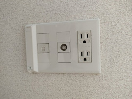明るい室内です
