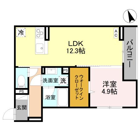 【間取り】 | レジェンドワコー中央