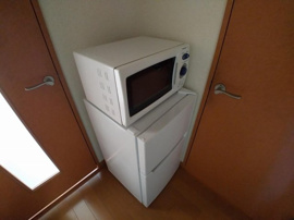 レンジと冷蔵庫