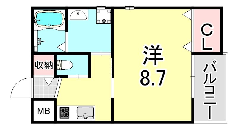 CROUD東桜木町の間取り