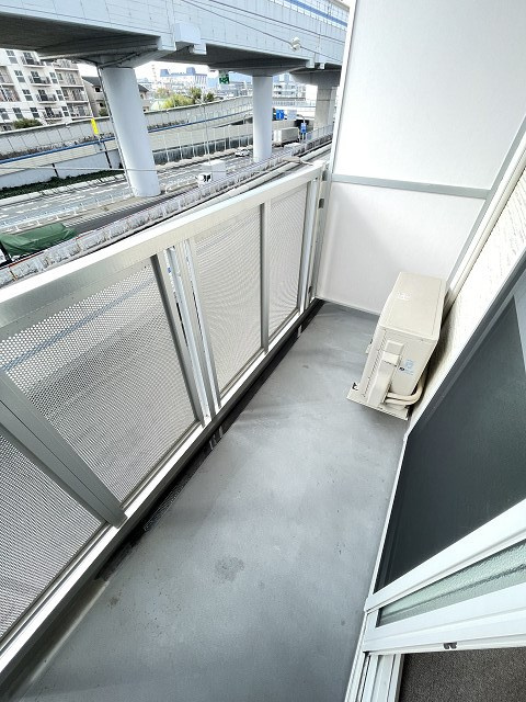 レオパレスウォーターウェーブのバルコニー