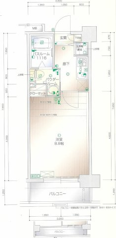 ラフォーレ大濠パークアベニュー202の間取り