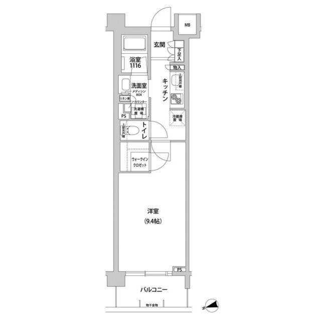 コンフォリア目黒青葉台の間取り