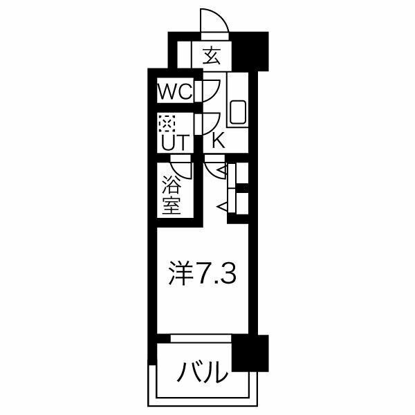 スプランディッド神戸北野の間取り