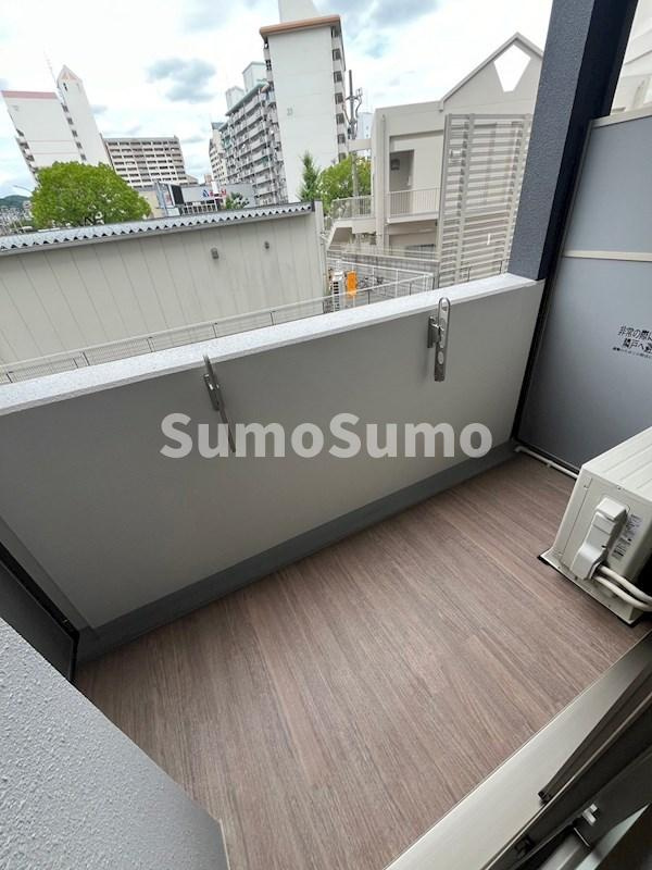 アドバンス神戸パーチェのバルコニー|広々としたバルコニーです