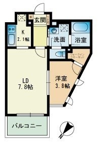 ビエネスタ千代県庁口の間取り