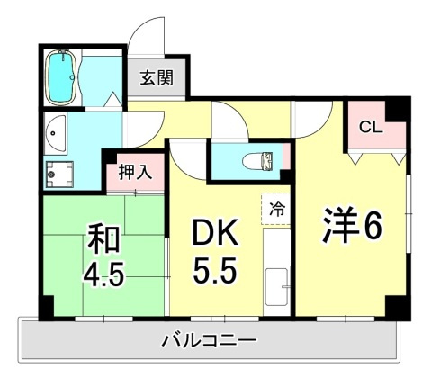 ハーバー壱番館の間取り