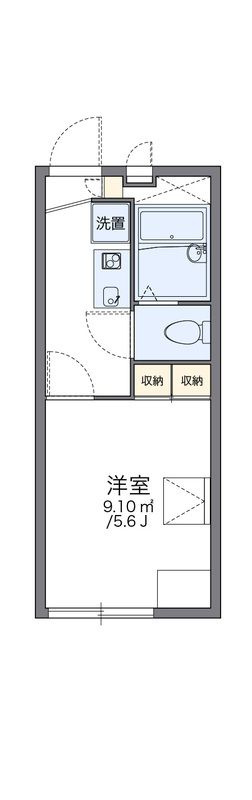 レオパレスマリーナ深江の間取り