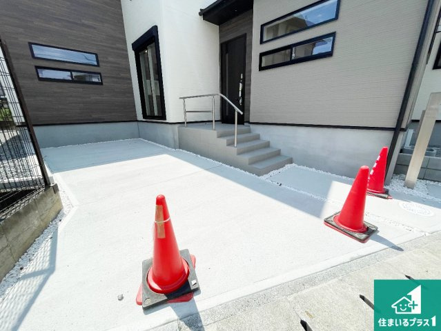 西宮市北六甲台　第4期　新築一戸建ての駐車場|駐車スペース！散水栓があるので、こまめに愛車を洗えます！