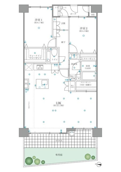 【間取り】 | クレアホームズ赤坂けやきの杜☆仲介手数料無料☆