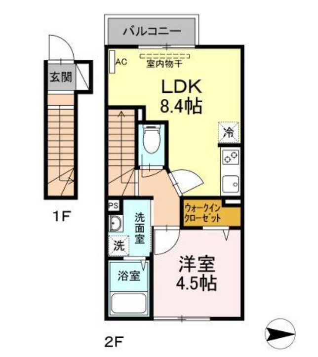 アンジュール西落合の間取り