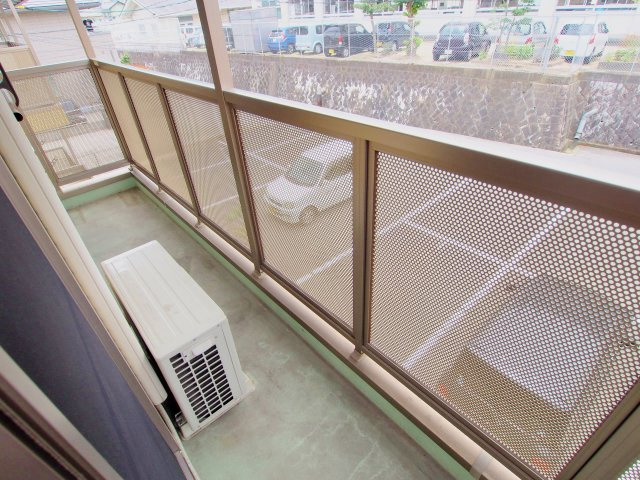 すいれん天畠のバルコニー