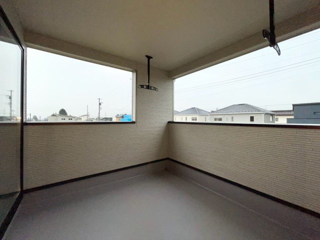 松本市波田第11のバルコニー