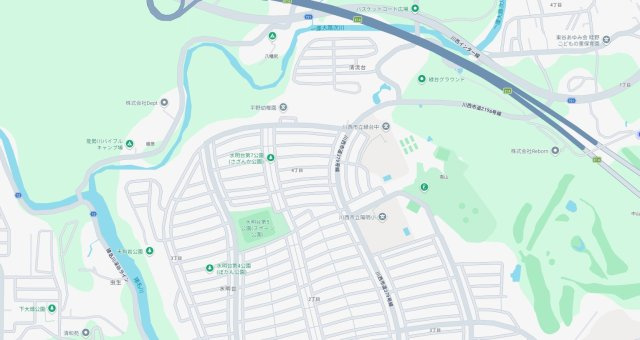 川西市水明台　第4期　新築一戸建ての地図