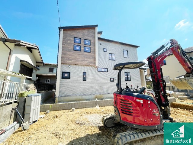 川西市水明台　第4期　新築一戸建ての外観|現在の進捗状況です！順調に作業進行中、完成が待ち遠しいです！詳細の間取り等、お気軽にお問い合わせください！