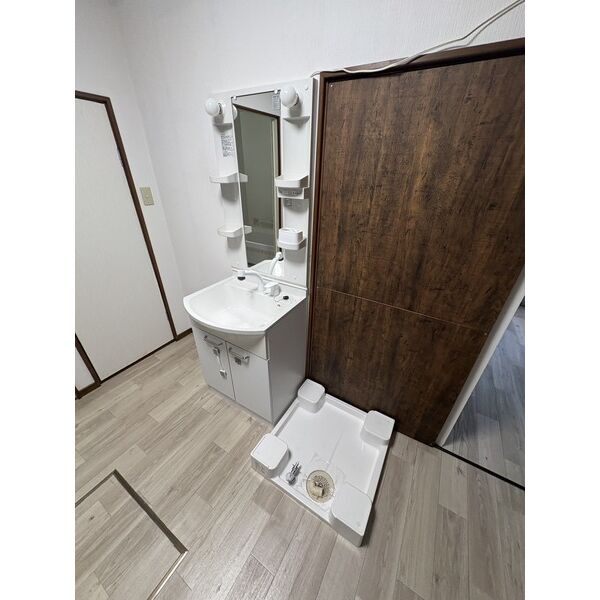白水戸建の洗面所
