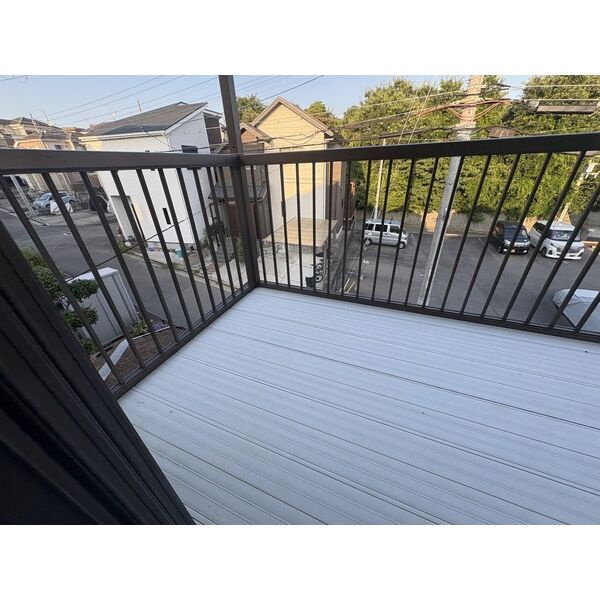 白水戸建のバルコニー