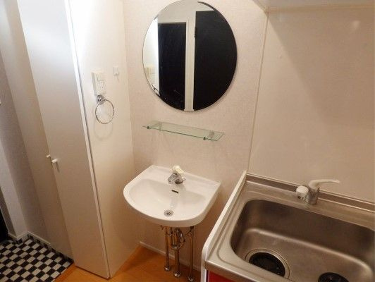 福岡市中央区赤坂１丁目の賃貸マンションの洗面所