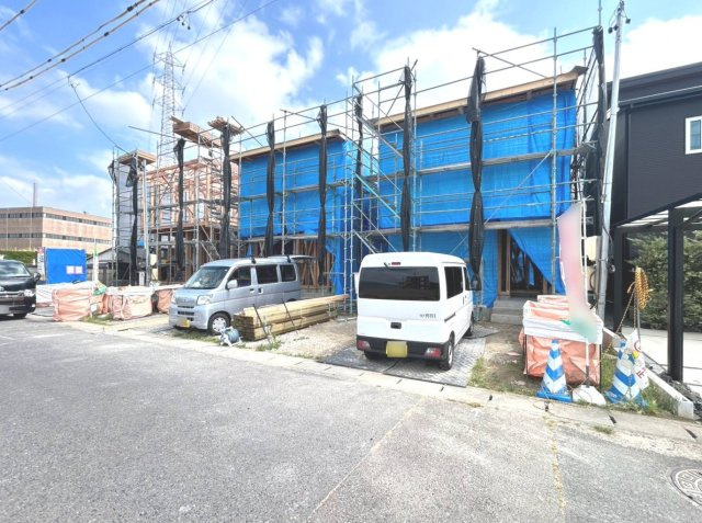 新築戸建　一宮市多加木２期　全３区画分譲の外観|「現地（2026年9月1日）撮影」　
■全体写真　
■ヤマダ不動産　株式会社リライフ　