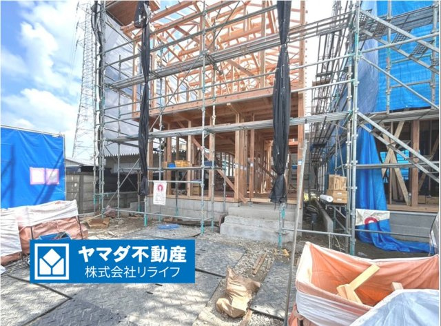 新築戸建　一宮市多加木２期　全３区画分譲の外観|「現地（2026年9月1日）撮影」　
■外観写真　
■ヤマダ不動産　株式会社リライフ　
