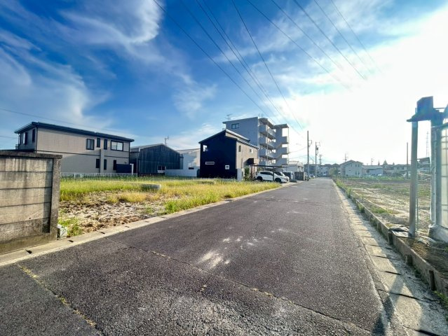 新築戸建　一宮市多加木２期　全３区画分譲の前面道路含む現地写真|「現地（2026年7月11日）撮影」　
■前面道路　
■ヤマダ不動産　株式会社リライフ
