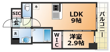 スワンズシティ神戸湊川Ⅱの間取り