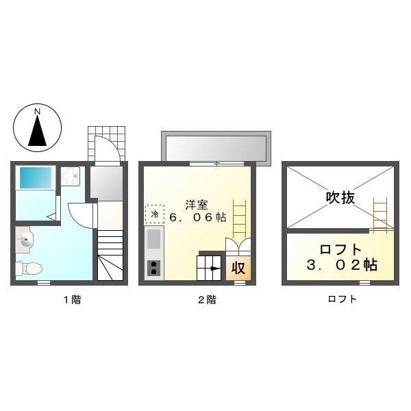 アースクエイク寺崎の間取り