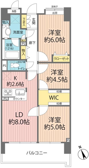 【間取り】 | クレストフォルム田町ベイフロントスクエア
