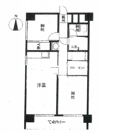 東カングランドマンション第2大宮の間取り