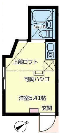 ユナイト和田町スウィーツアンサンブルの間取り