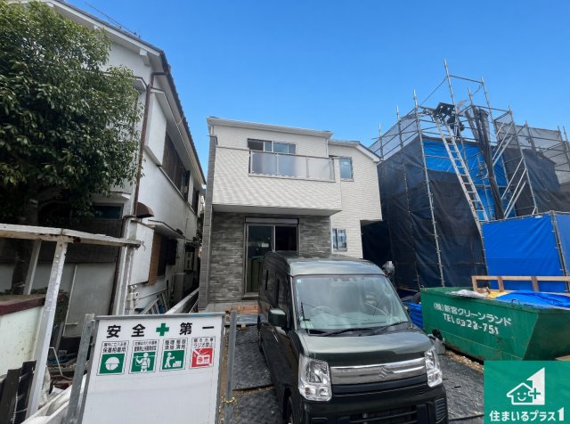 神戸市北区鈴蘭台北町　第2期　新築一戸建ての外観|現在の進捗状況です！順調に作業進行中、完成が待ち遠しいです！詳細の間取り等、お気軽にお問い合わせください！