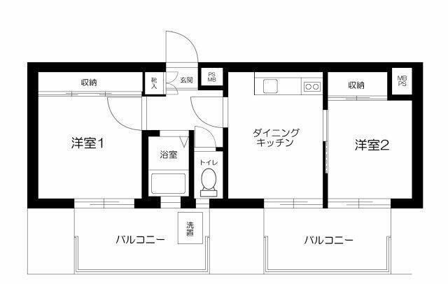 コートハウス豪徳寺の間取り