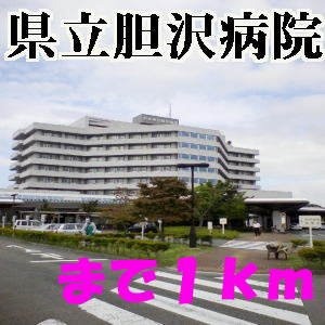 ヴィオラプレッソⅡの周辺|胆沢病院まで1000m