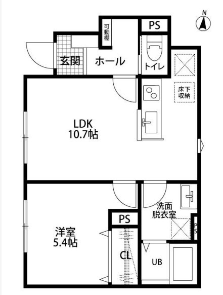 リーブルファイン草加清門の間取り