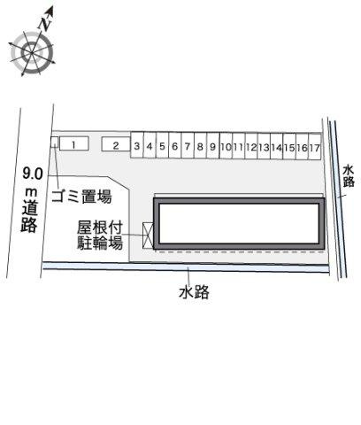 レオパレスシュトラールの区画図