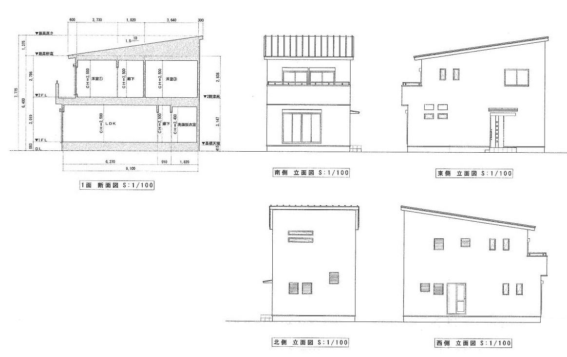 高知市一宮西町1丁目　中古戸建ての構造・工法・仕様
