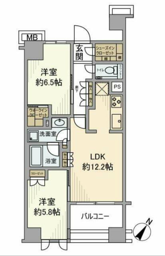 プレミスト文京千石の間取り
