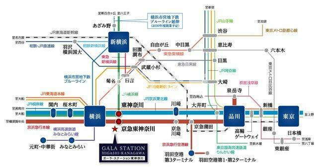 ガーラ・ステーション東神奈川の地図