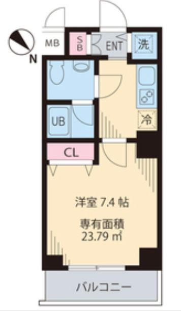 南海サザンコート行徳の間取り