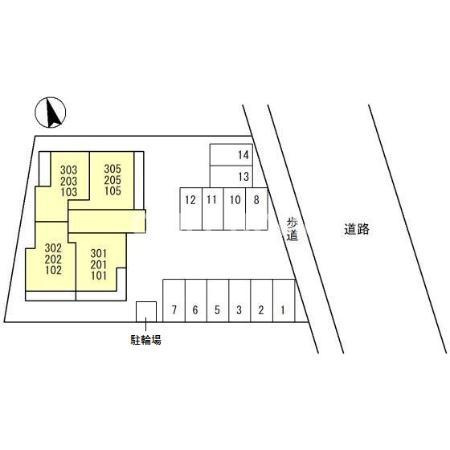 ラルジュ飯塚の区画図|当社、チルホームのHPもご覧ください(^^)/物件情報多数♪