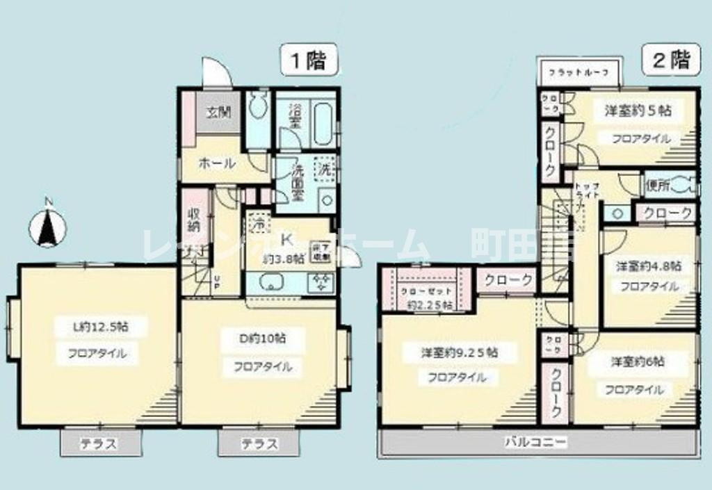 つくし野１丁目戸建の間取り